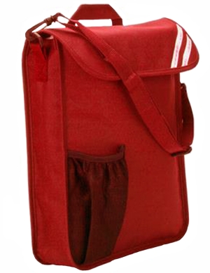 Portrait Style Bookbag - Red